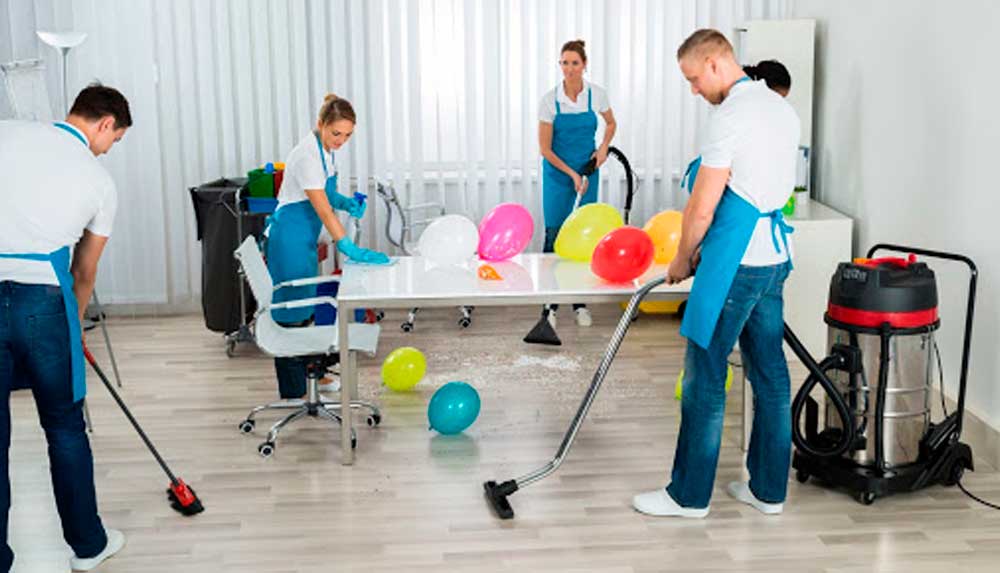 Limpieza para eventos